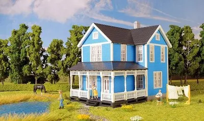 Produktbild von Kibri 38841 - H0 Schwedenhaus, blau - Neu