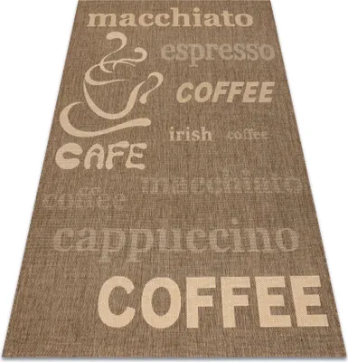 Zdjęcie produktu dla DYWAN SZNURKOWY SIZAL FLOORLUX 20221 coffee / mais brązowy 200x290 cm