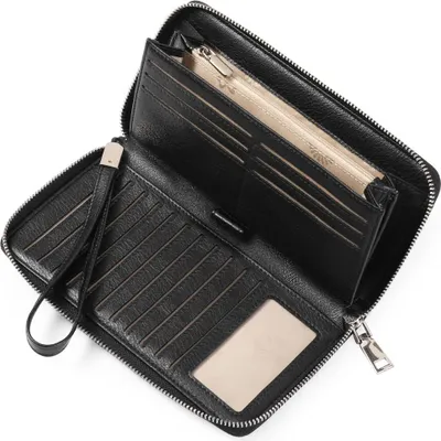 Produktbild von Damengeldbörse, geräumige Clutch aus Kunstleder mit Reißverschluss