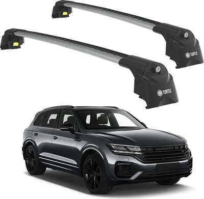 Produktbild von TURTLE STREŠNÝ NOSIČ AIR-2 , Silver VOLKSWAGEN TOUAREG CR 2019 - 2023 (SUV)