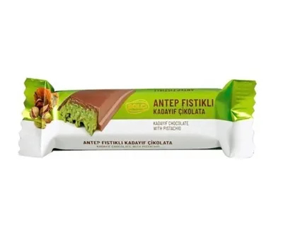 Produktbild von Czekolada dubajska z pistacjami i kadayif baton 30g