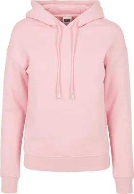 Produktbild von Urban Classics TB1524 | Damen Hoody Kapuzenpullover mit breiten Rippbündchen - Farbe: girlypink - Größe: XS