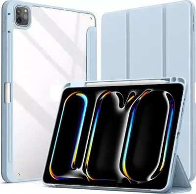 Image de Housse en cristal dur pour iPad Pro 13 Gen. 5 2024 (Bleu)
