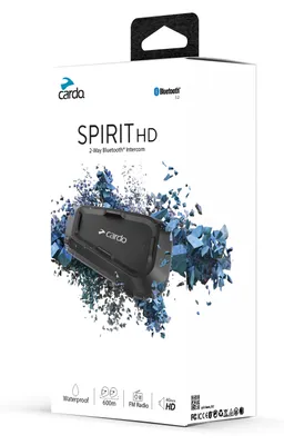 Produktbild von Cardo Spirit HD Motorrad-Sprechanlage 2 Kanäle 600 m Schwarz