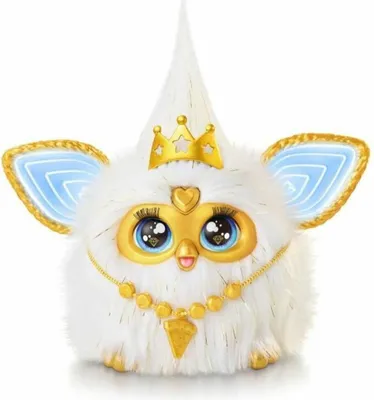 Produktbild von Furby Golden Glow, sprachaktiviertes, im Dunkeln leuchtendes Plüschtier, interaktives Spielzeug, ab 6 Jahren