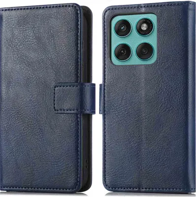 Image de imoshion Luxe Bookcase pour le Motorola Edge 60 Fusion - Dark Blue