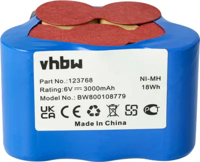 Produktbild von vhbw Akkupack Ersatz für 93230 5, VYRR, VYRR6, 123768 für diversen Mopeds mit Laderegler (3 Ah, 6 V, NiMH)