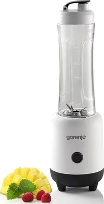 Immagine prodotto di Mini frullatore Gorenje BSM600LBW, 0,6 l, 300 W, 1 velocità, nero-bianco