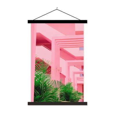 Produktbild von MuchoWow® Textilposter Sommer - Pflanzen - Garten 40x60 cm mit schwarzem Rahmen - Wanddekorationen