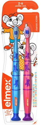 Produktbild von elmex Kinder Zahnbürste Duo Pack, 2 St ZBU