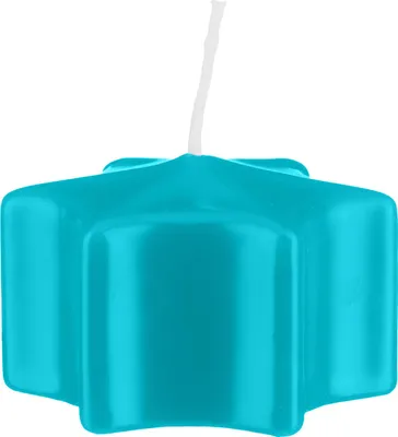 Produktbild von Sternkerzen Schwimmkerzen Ocean Blau 35 x Ø 60 mm, 16 Stück