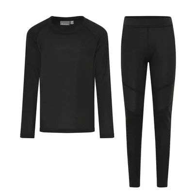 Produktbild von Color Kids - Skiunterwäsche-Set für Kinder - Base layer - 2er-Set - Schwarz, 140