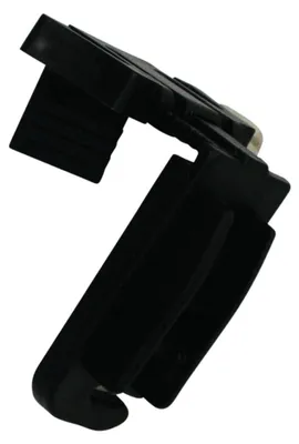 Vouwklembeugel für Plisseegardinen, 4 Stück, schwarz, 12-25 mm