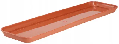 Produktbild von Kadax Untersetzer für Balkonkasten 60cm Rechteckig Terrakotta