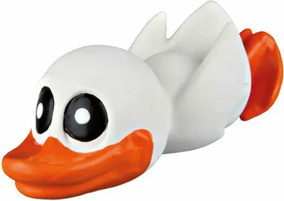 Produktbild von TRIXIE Ente, Latex / Polyestervlies, 13 cm
