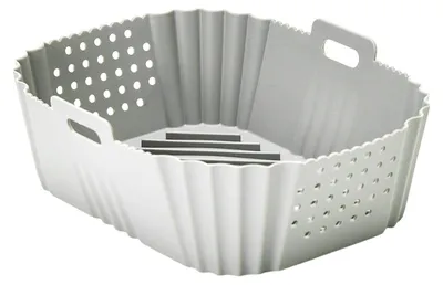 Produktbild von Silikon-Airfryer-Einlagen für Ninja SL400UK, Antihaft-Backblech, wiederverwendbarer Airfryer-Korb, Küchenzubehör