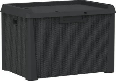 Immagine prodotto di vidaXL Cassapanca da giardino antracite 125 L PP