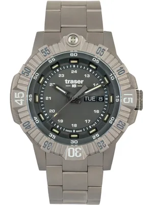 Produktbild von Traser H3 110666 Tactical Grau Titan Herrenuhr 46mm 20ATM