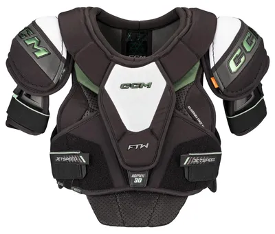 Produktbild von Ccm Jetspeed Ftw Senior Damen Hockey Schulterpolster Schwarz L Schwarz L