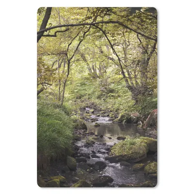 Produktbild von MuchoWow® Mauspad Mousepad Hirsch - Baum - Wald 40x60 cm - Mousepads - Maus Mat - Pad - Mausunterlage - Schreibtisch Accesoire