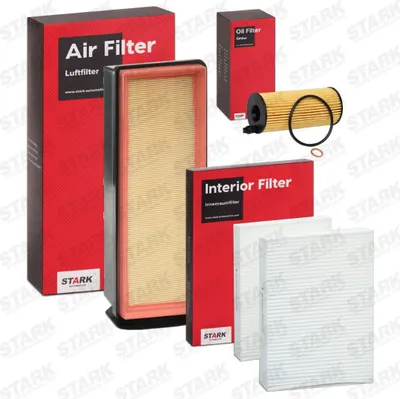 Produktbild von STARK Filterset Inspektionspaket Filtersatz für BMW 5 Touring (F11) 5 Limousine (F10) 7 (F01, F02, F03, F04) 5 GT (F07) 6 Gran Coupe (F06)