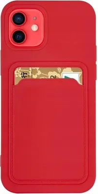 Produktbild von Card Case Hülle für Xiaomi Redmi Note 10 5G / Poco M3 Pro - Rot KP13681