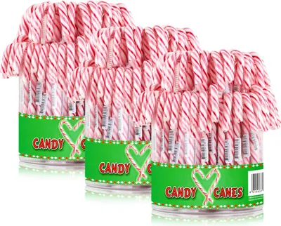 Produktbild von Candy Stöcke rot-weiß 72x14g in der Dose Zucker-stangen (3er Pack)
