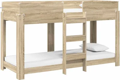 Produktbild von vidaXL Etagenbett für Kinder Sonoma-Eiche 75 x 190 cm Holzwerkstoff
