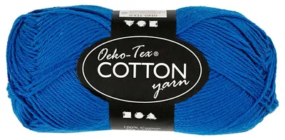Produktbild von Creativ Company 431270, Handwerk, Blau, Baumwolle, 170 m, 50 g