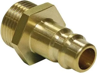 Image de Raccord rapide cuivre BSPP fileté/fileté AG MS fileté 3/8 pouce