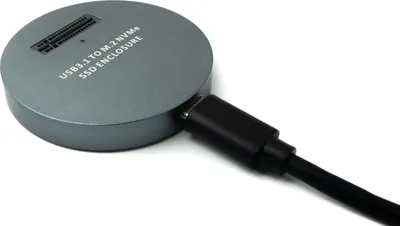 Produktbild von NVME Adapter M-key M.2 NGFF Buchse zu USB 3.0 Typ A SSD Kabel in Schwarz