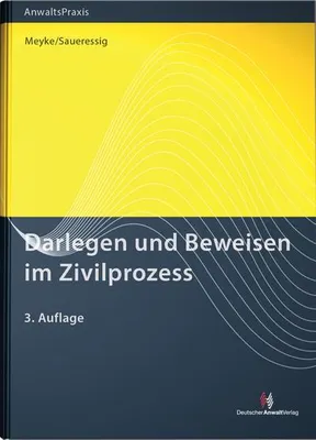 Immagine prodotto di Darlegen und Beweisen im Zivilprozess