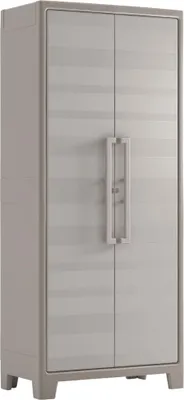 Produktbild von Keter Lagerschrank mit Regalböden Gulliver Beige und Braun 182 cm