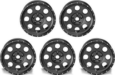 Obrázok produktu pre ASP Alloys 5x hliníkové disky čierne 8,5x18 ET +32 disky Jeep Wrangler JL 18- JT 20-