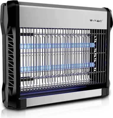Produktbild von V-TAC 3216 11179 Elektronischer Insektenvernichter mit UV-Röhren, Ein--Ausschalter, abnehmbare Schale