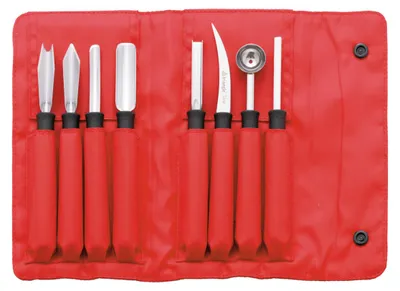 Produktbild von triangle Schnitzmesser-Set Professional, 8-tlg.