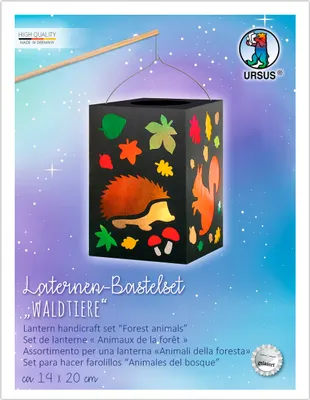 Produktbild von Ursus LATERNEN-BASTELSET "WALDTIERE"