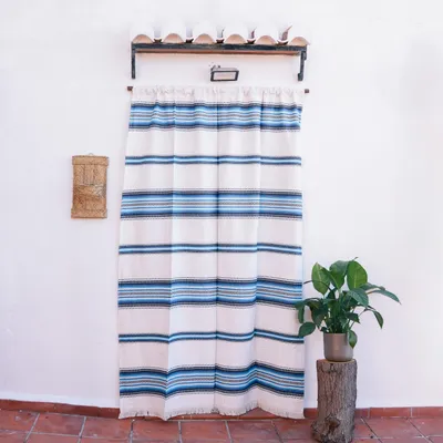 Obrázok produktu pre Univerzálna záclona, 160 x 215 cm, modrá, vhodná pre dvere