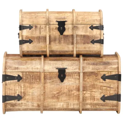 Immagine prodotto di Bauli 2 pz in Legno Massello di Mango