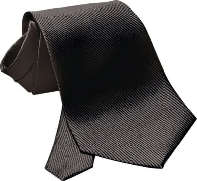 Produktbild von Krawatte, Binder, Farbe schwarz, 100% Polyester, 210g/m²