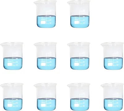 Produktbild von Laboratoriumglas 50 ml transparant glas 10 stukken