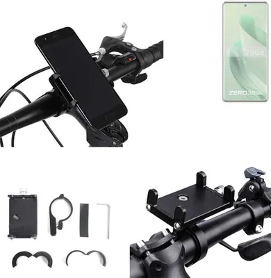 Produktbild von K-S-Trade Handyhalterung für das Fahrrad kompatibel mit Infinix Zero 30 5G Halter Lenkstange Fahrradhalterung Motorrad Bike Mount Befestigung