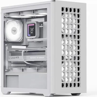 Produktbild von Aerocool D502A Midi Tower Weiß