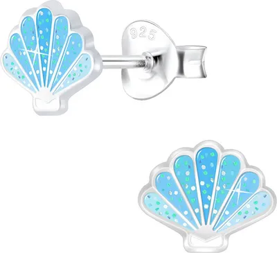 Produktbild von Kinder Ohrstecker Muschel: Ohrringe Silber 925