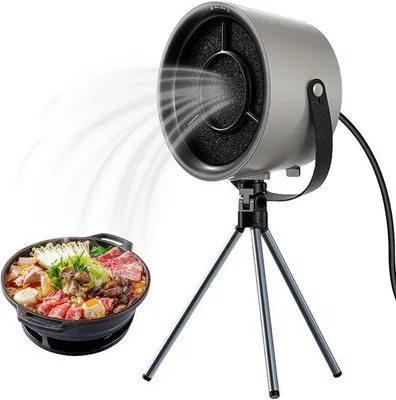 Obrázok produktu pre Miniatúrny prenosný ventilátor so stojanom – 3 rýchlosti – ideálny na kempovanie, grilovanie a cestovanie