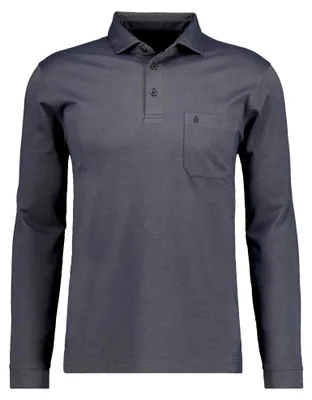 Produktbild von Ragman Poloshirt Langarmshirt mit Polokragen