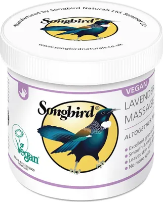 Produktbild von Songbird Veganes Lavendel Massagewachs 550 Gr