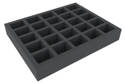 Produktbild von Schaumstoffeinlage für Tyraniden Miniaturen, 25 Fächer