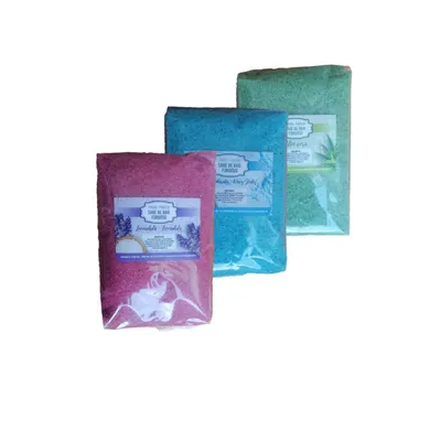 Produktbild von 3 x 1kg Parajd Praid Badesalz Ursalz Aloe Vera, Lavendel, Schwefel & Jod