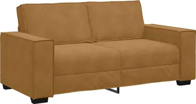 Obrázok produktu pre vidaXL Dvojmiestna pohovka, hnedá, 180 x 78 x 84 cm, zamat